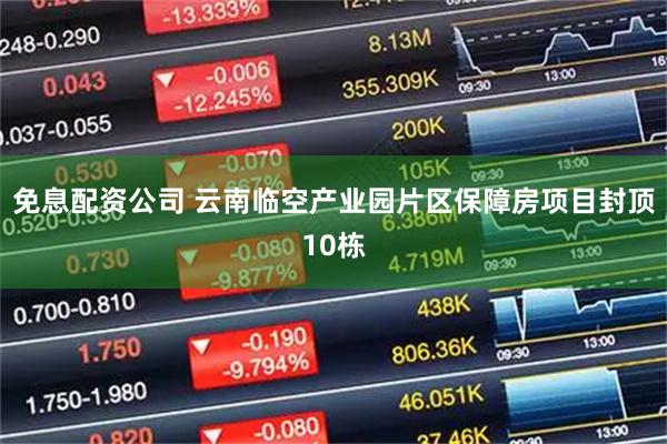 免息配资公司 云南临空产业园片区保障房项目封顶10栋